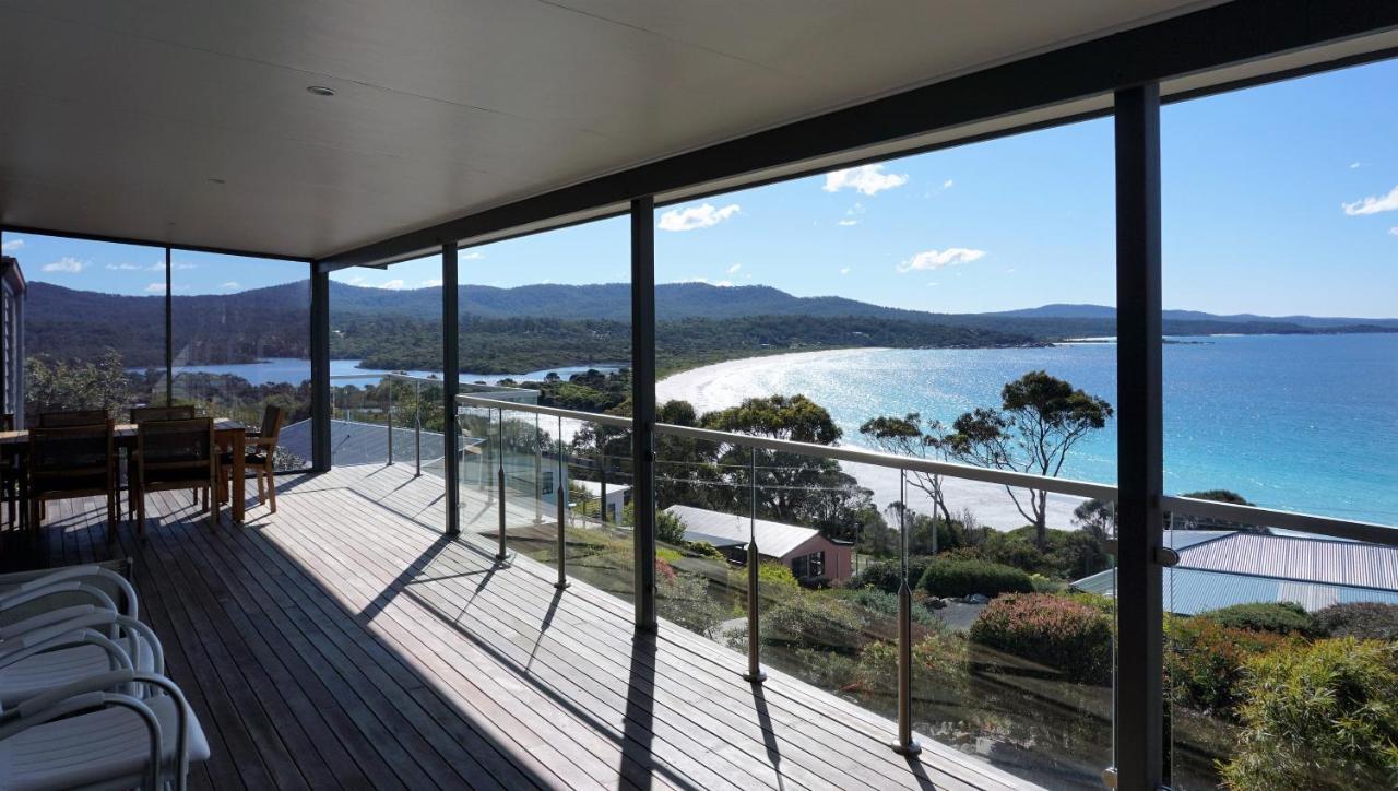 Binalong Bay Sea Eagle Cottage Amazing Views Of Bay Of Fires מראה חיצוני תמונה