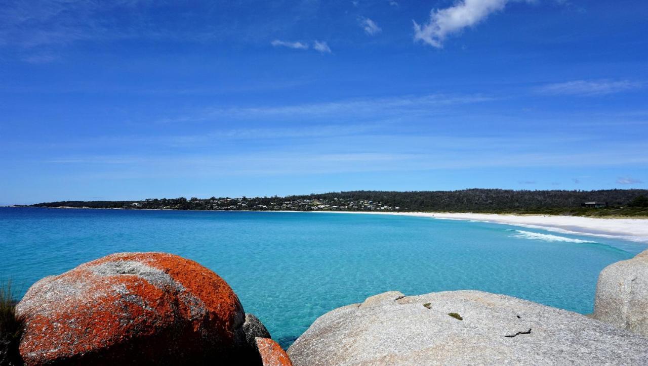 Binalong Bay Sea Eagle Cottage Amazing Views Of Bay Of Fires מראה חיצוני תמונה